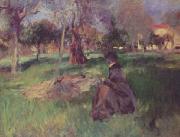 John Singer Sargent In the Orchard oil painting reproduction